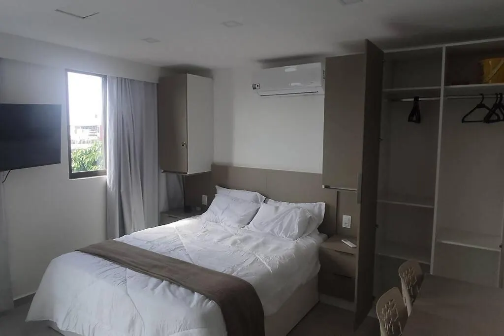 Apartman Flat 305 Porto Prime Com Rooftop E Piscina Pôrto das Galinhas